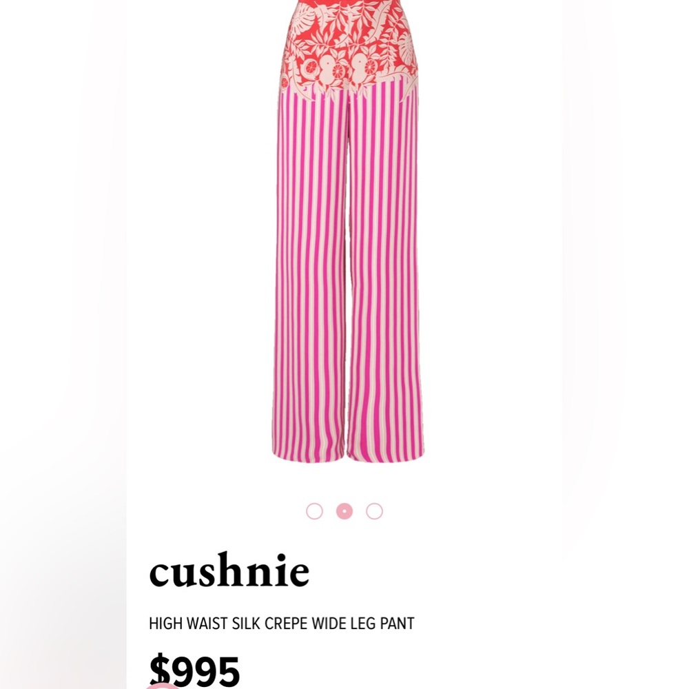 Cushnie silk pants Size 10